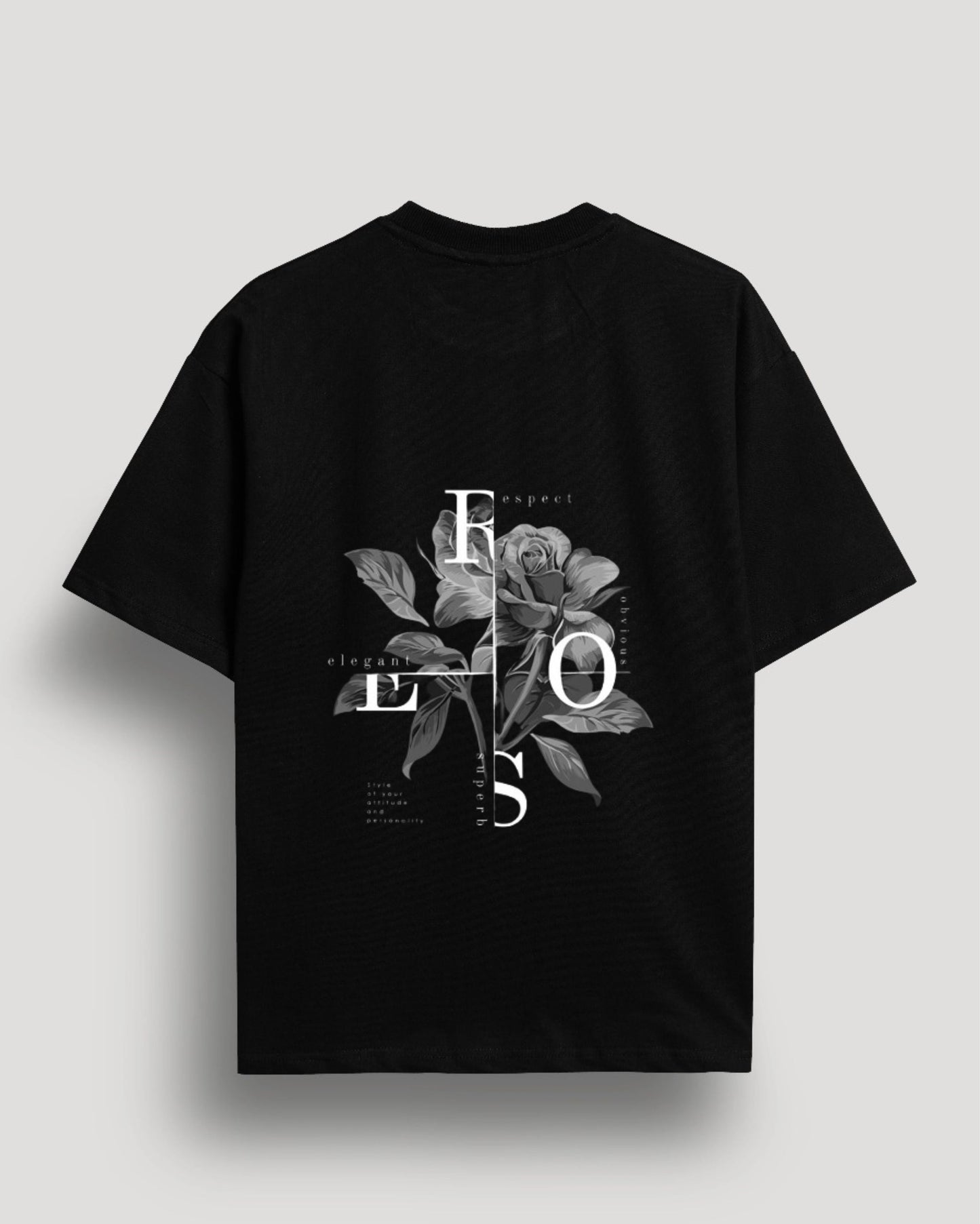 BLACK ROSE TEE