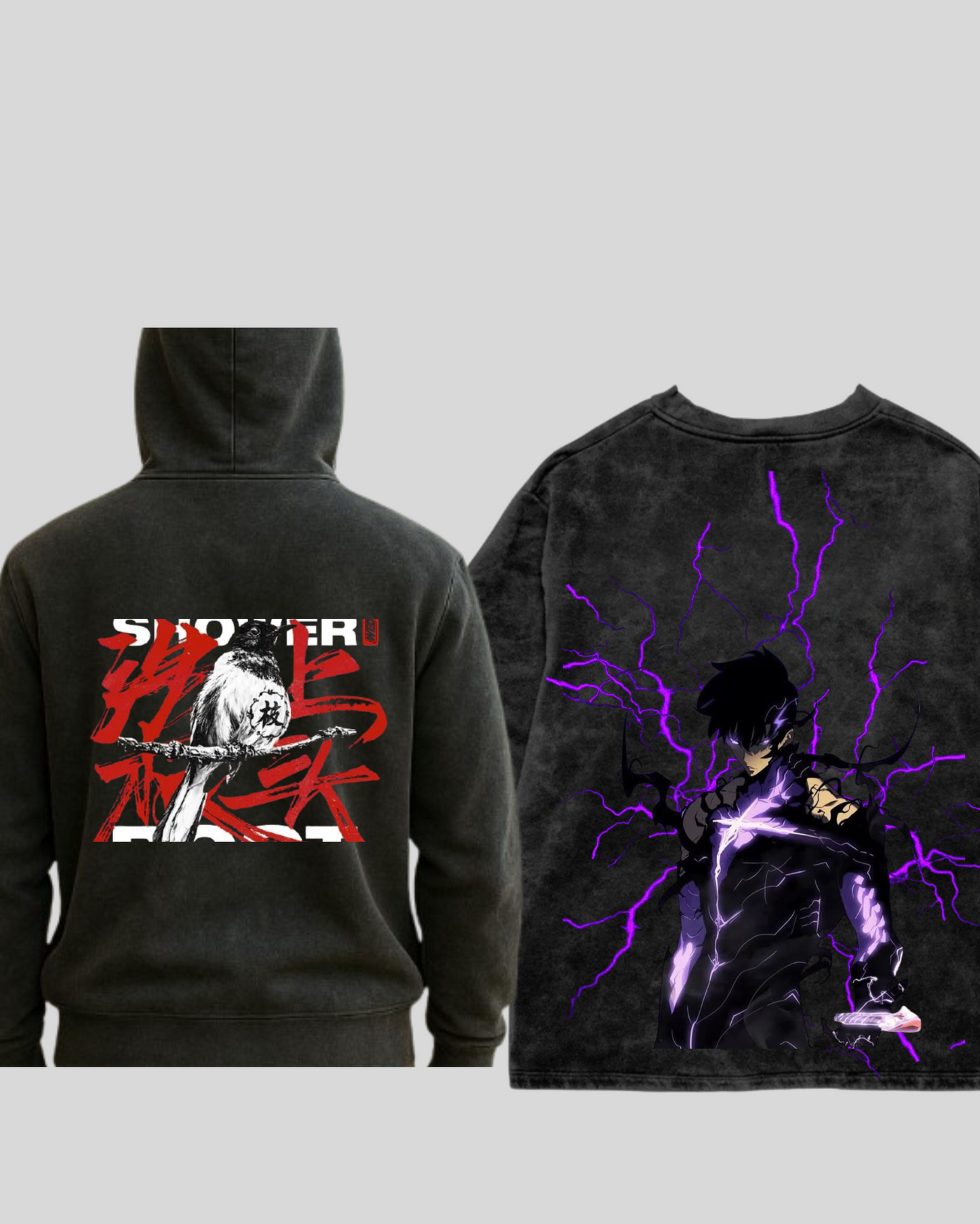 Darkstorm Duo – Crow Strike Hoodie x Arc Surge T-Shirt