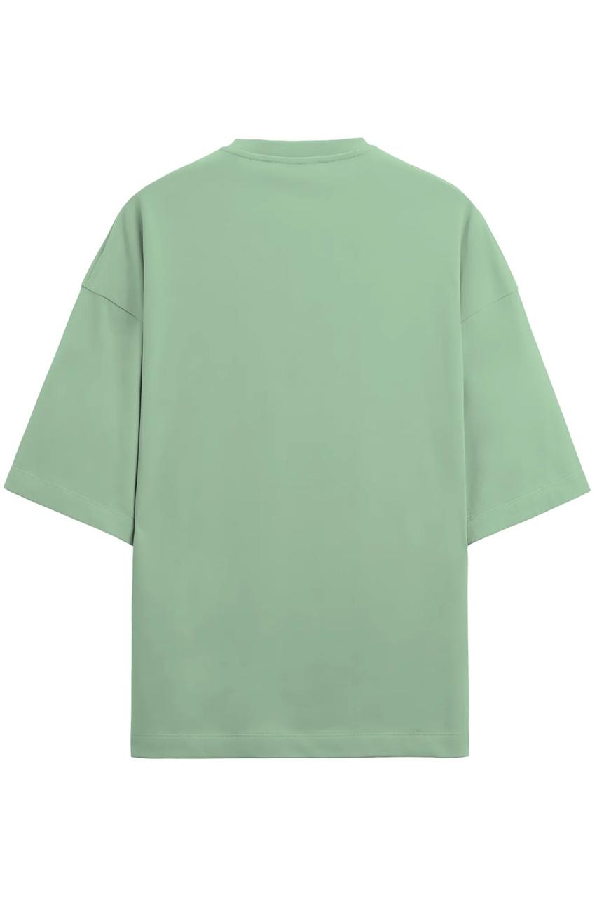 MINT GREEN SOLID OVERSIZED TEE