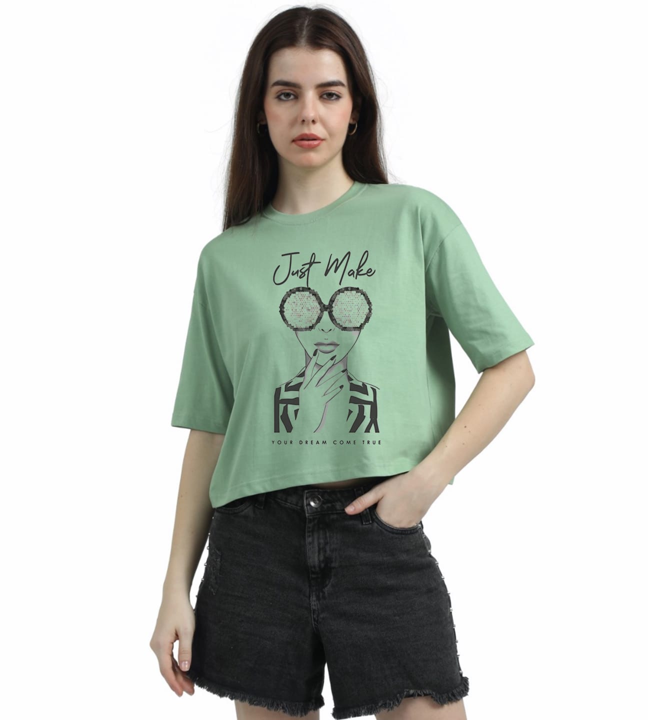 DREAM GIRL CROPPED TEE