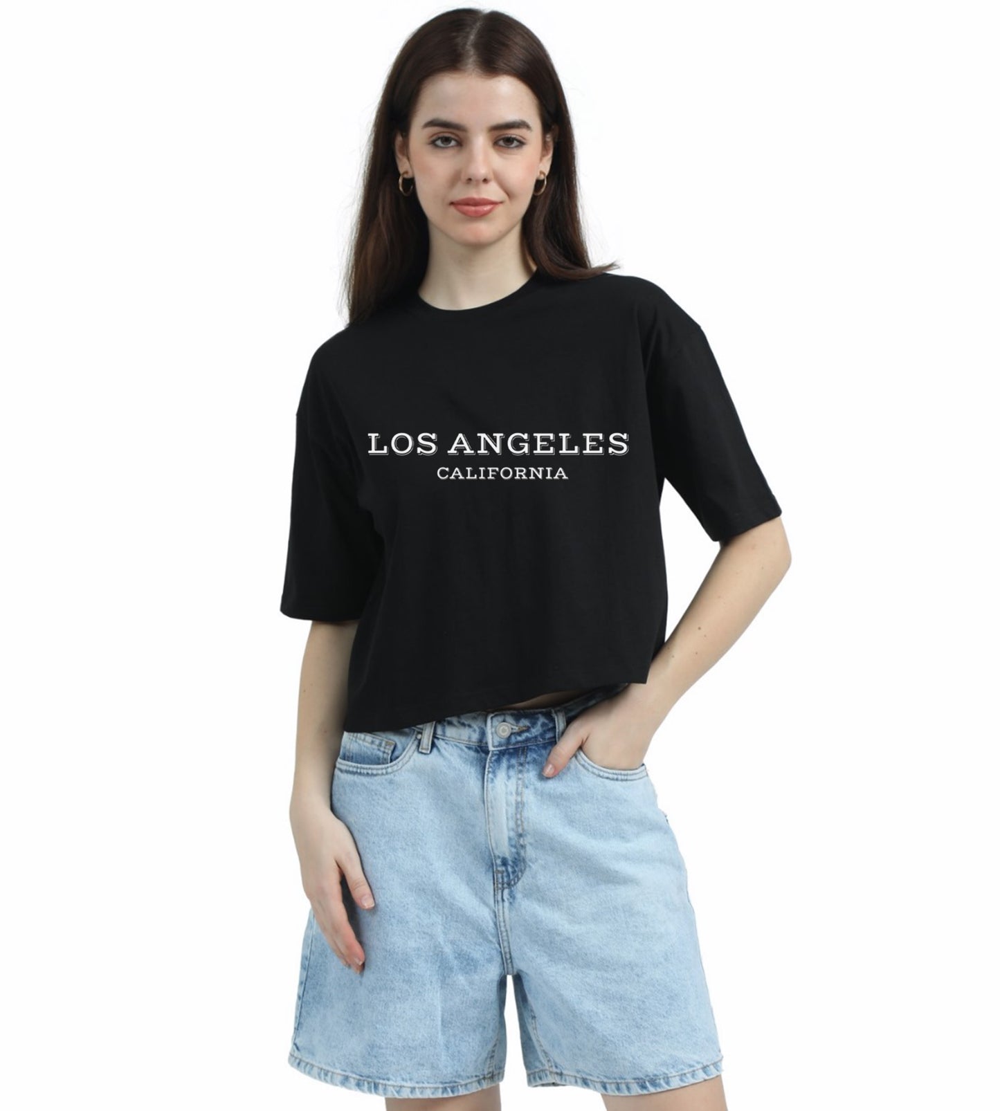 LOS ANGELES CROPPED TEE