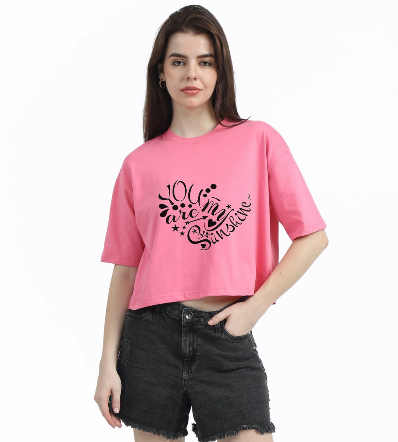 MY SUNSHINE CROPPED TEE