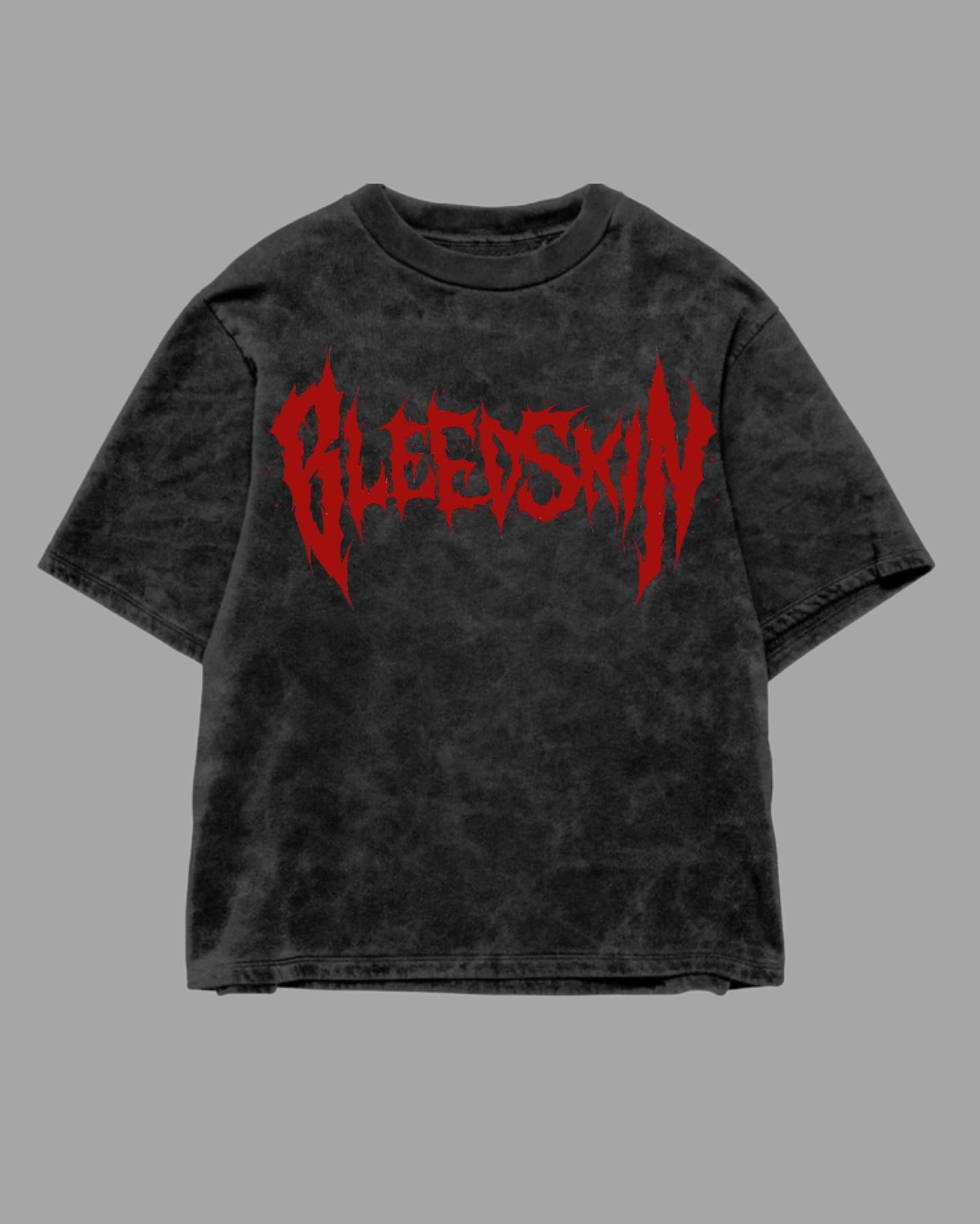 SKULL ACIDWASH TEE