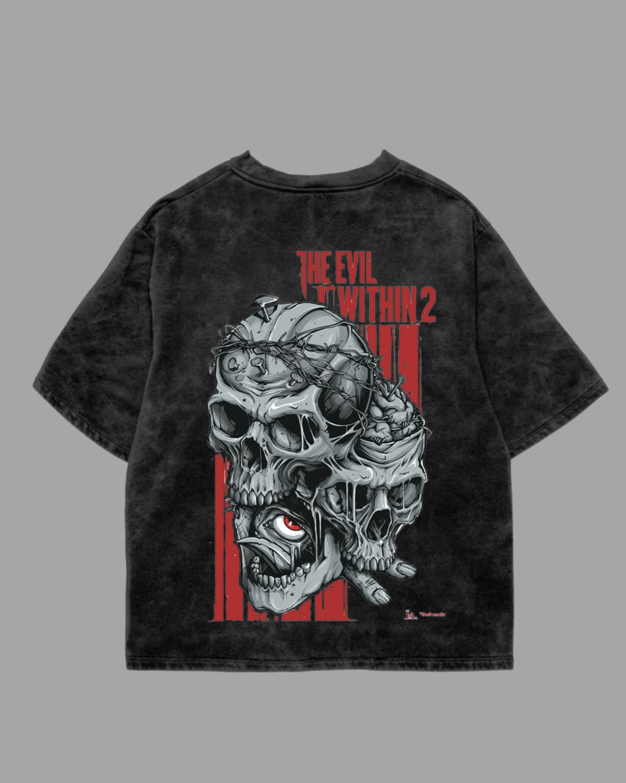 GHOST ACIDWASH TEE