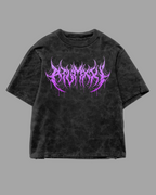Metallica Angel Acid-Wash Oversized Tee