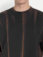 OG Spray Acidwash Oversized Tee – Black & Rust