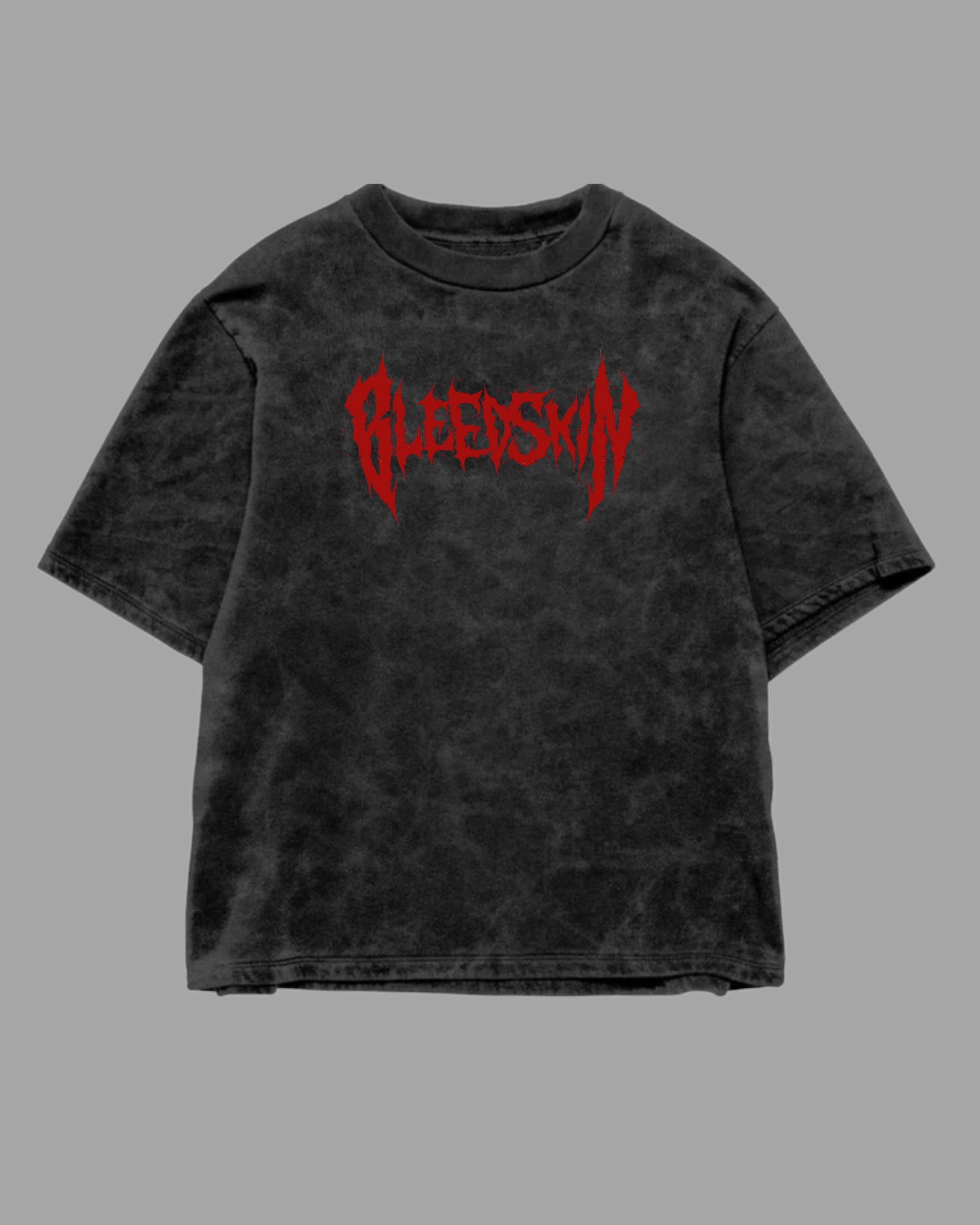 SKULL ACIDWASH TEE
