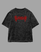 SKULL ACIDWASH TEE