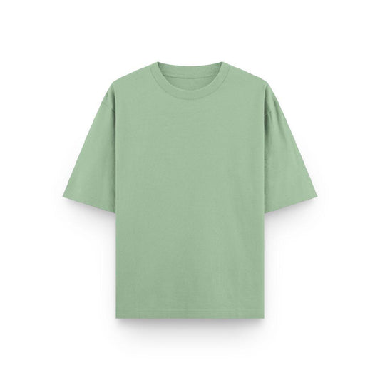 MINT GREEN SOLID OVERSIZED TEE