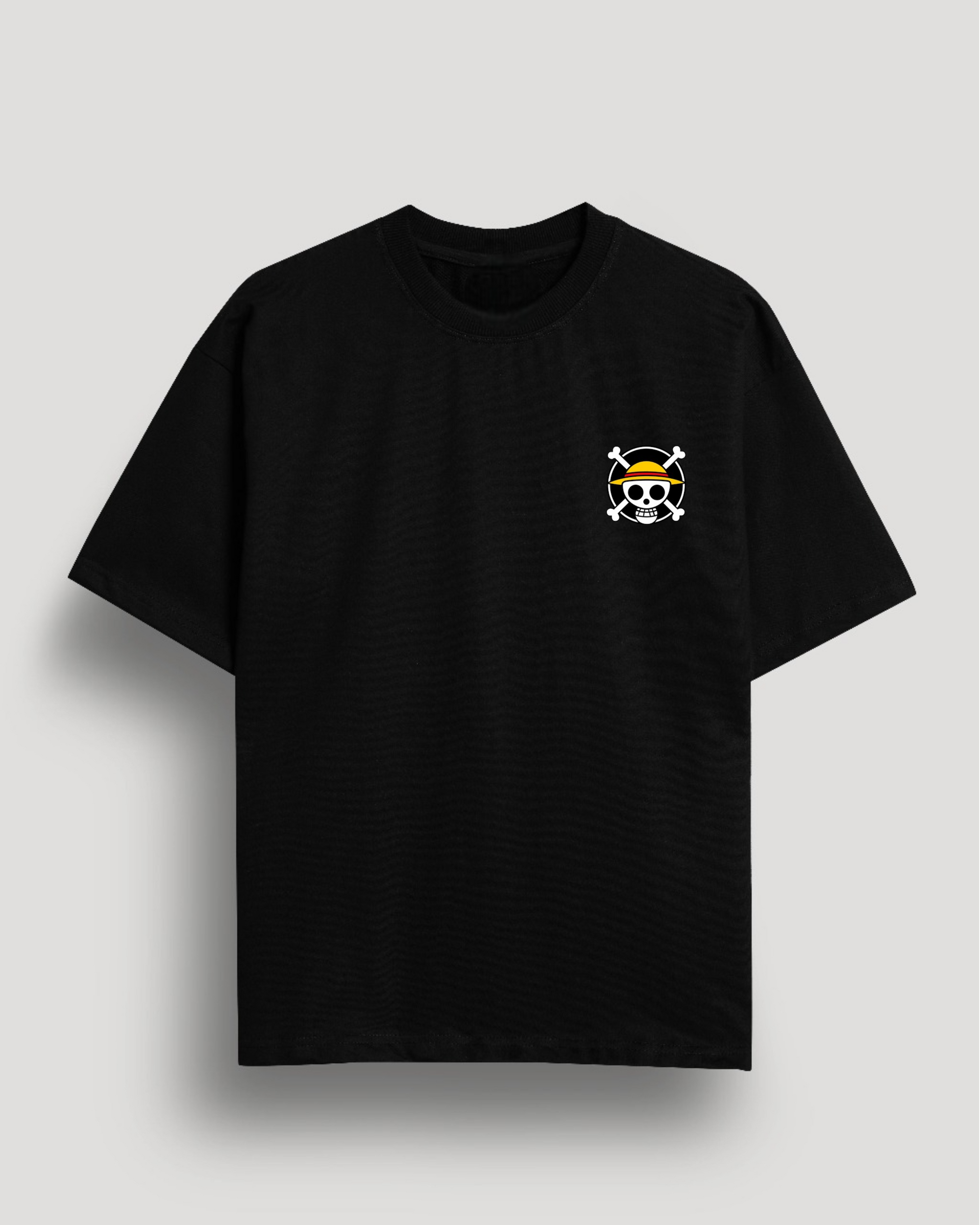 Anime Icons Black Tee Collection – Madara, Luffy & Itachi Tribute