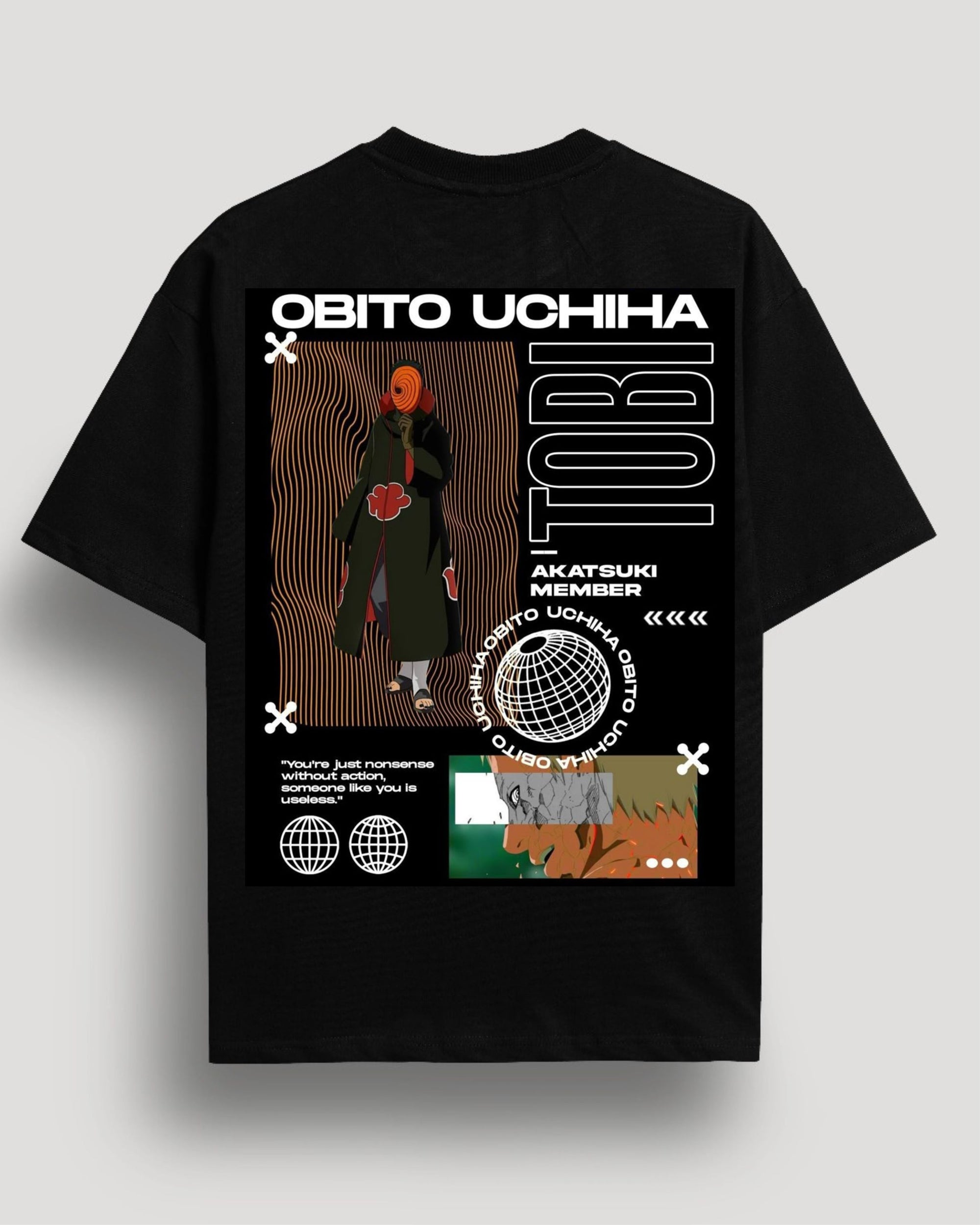 Anime Legends Graphic Tee Collection – Uchiha & Toji Edition